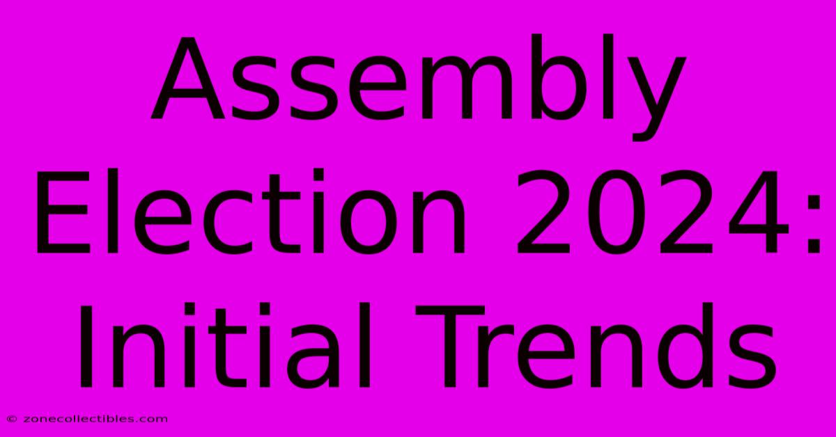 Assembly Election 2024: Initial Trends