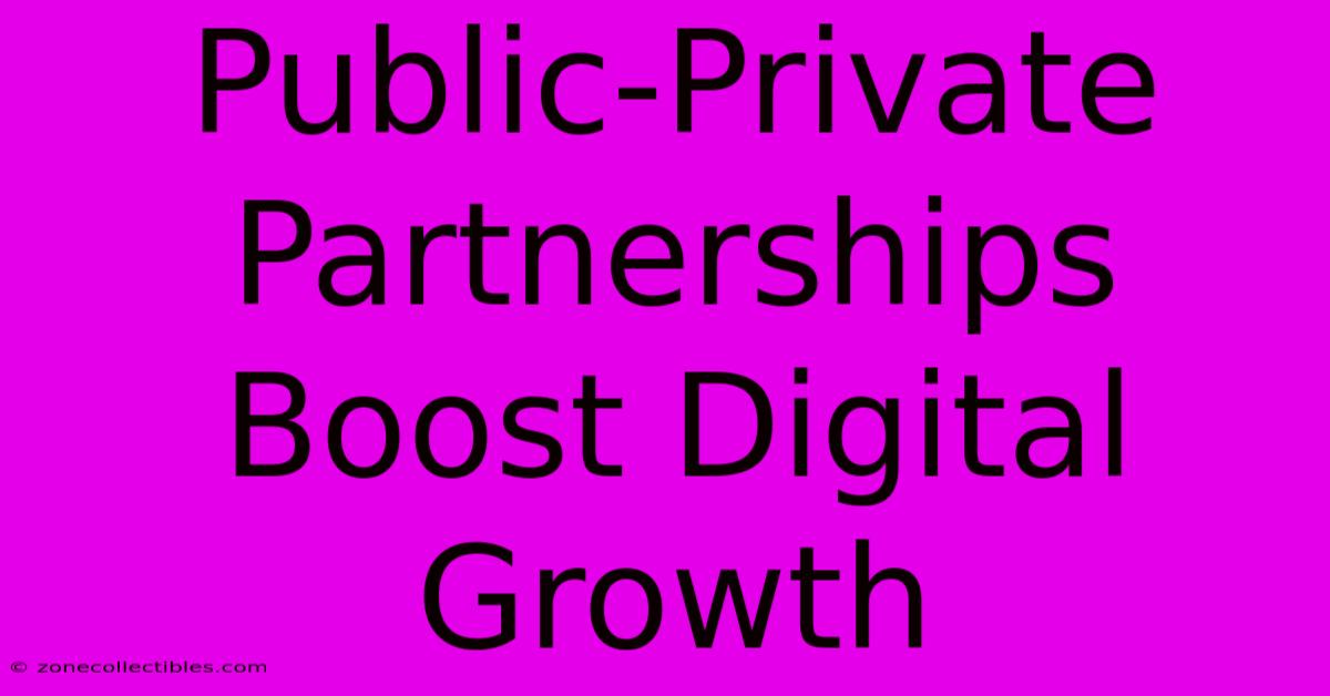 Public-Private Partnerships Boost Digital Growth