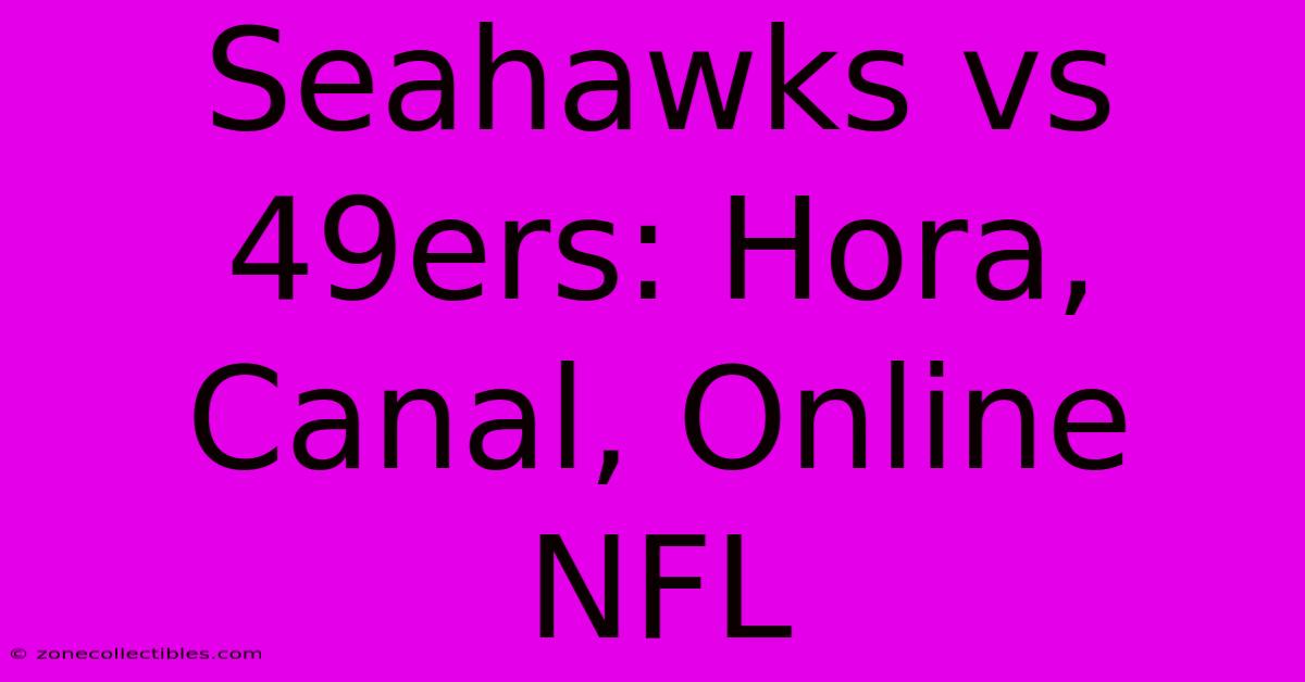 Seahawks Vs 49ers: Hora, Canal, Online NFL