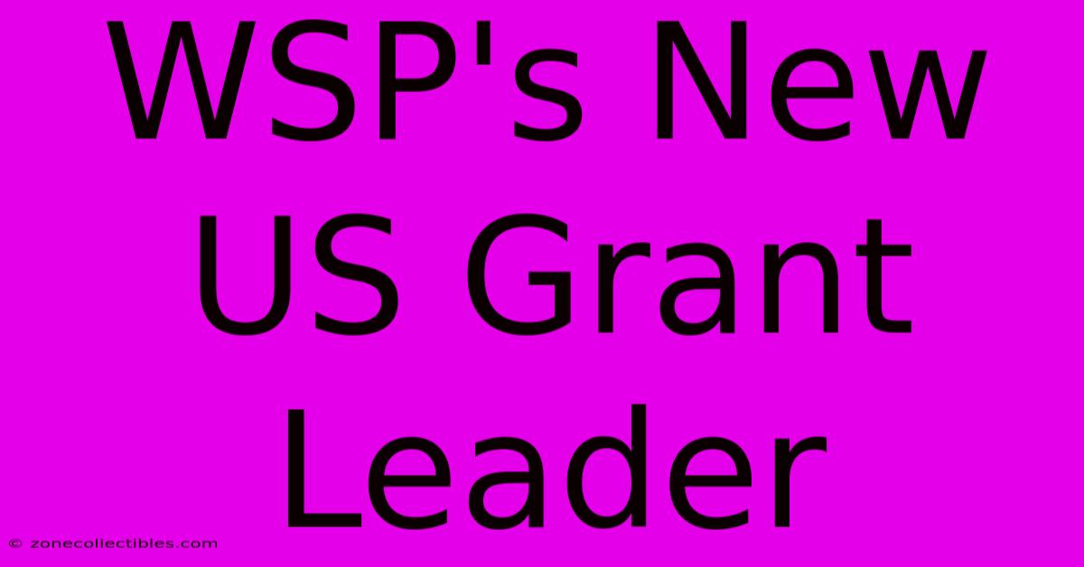 WSP's New US Grant Leader